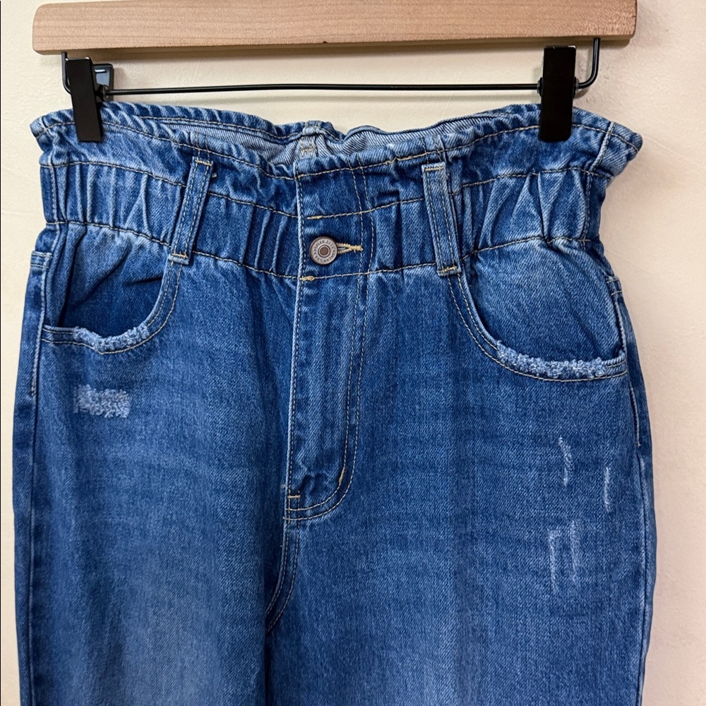 Kansan Olivia Ultra High Rise Paperbag Boyfriend Jeans - Picture 4 of 8
